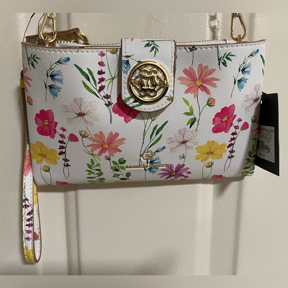 NWT Nanette Lepore Francine Wallet/Clutch/Crossbody On A Chain - Picture 5 of 13